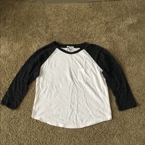 Forever 21 burn out baseball tee